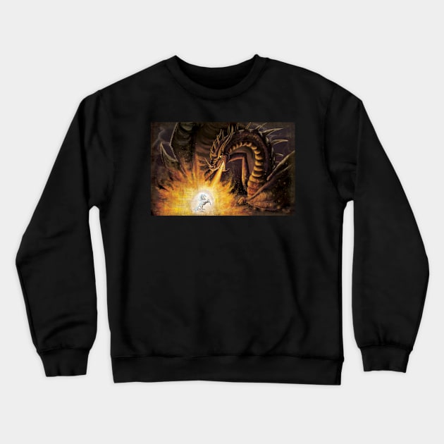 Battle Crewneck Sweatshirt by Unicornarama